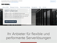 Tablet Screenshot of php-friends.de